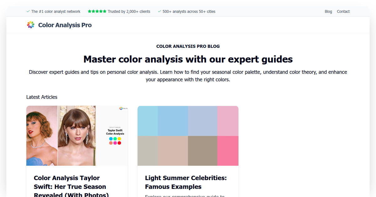 The best guides to master Color analysis - Color Analysis Pro Blog